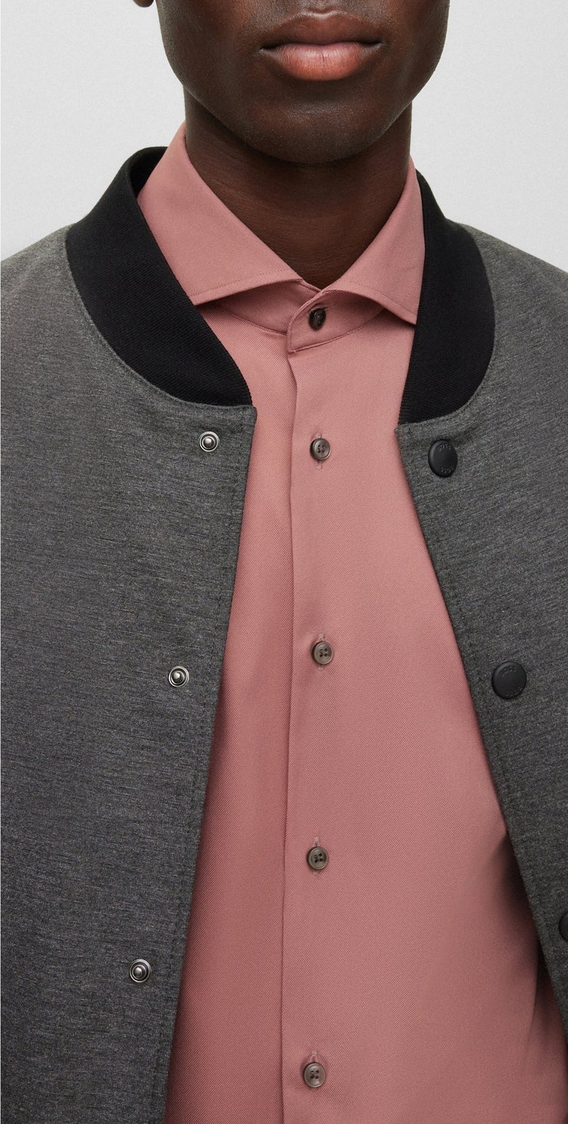 DARK RED // BUSINESS SHIRTS P-HANK-SPREAD-C1-222