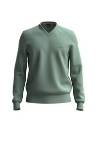 Pacello V-neck jumper - Open Green