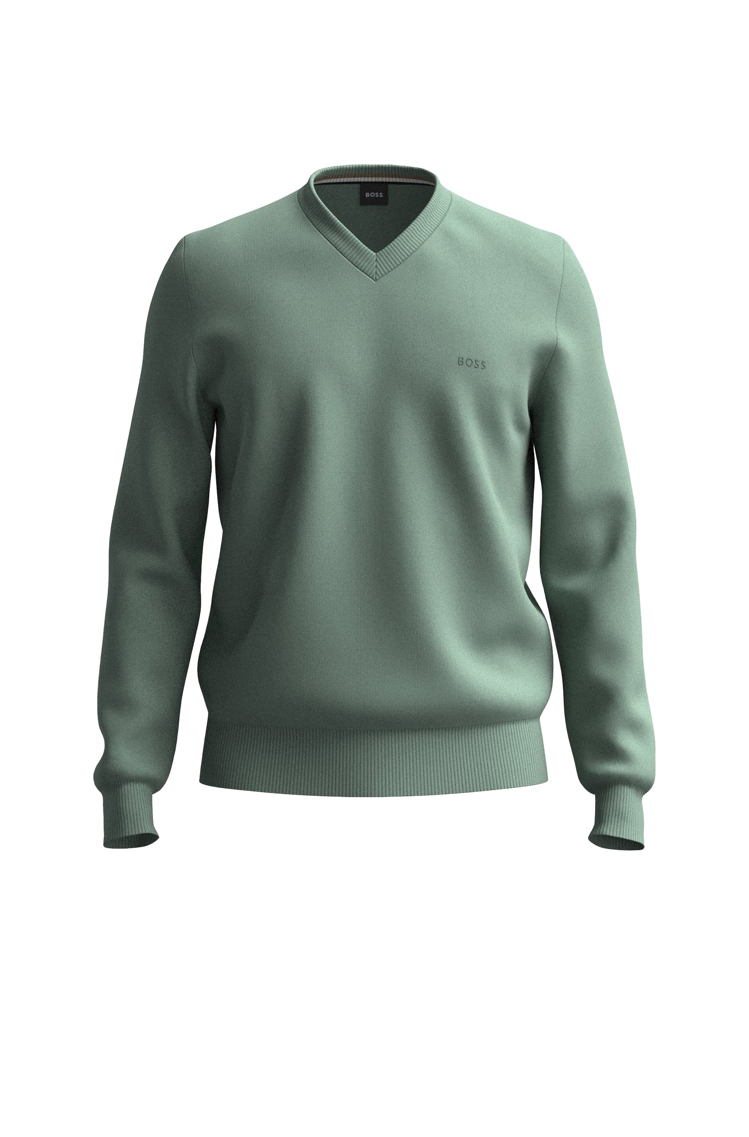 Pacello V-neck jumper - Open Green
