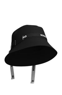 BLACK // WOVEN CAP ALEXY-BOW