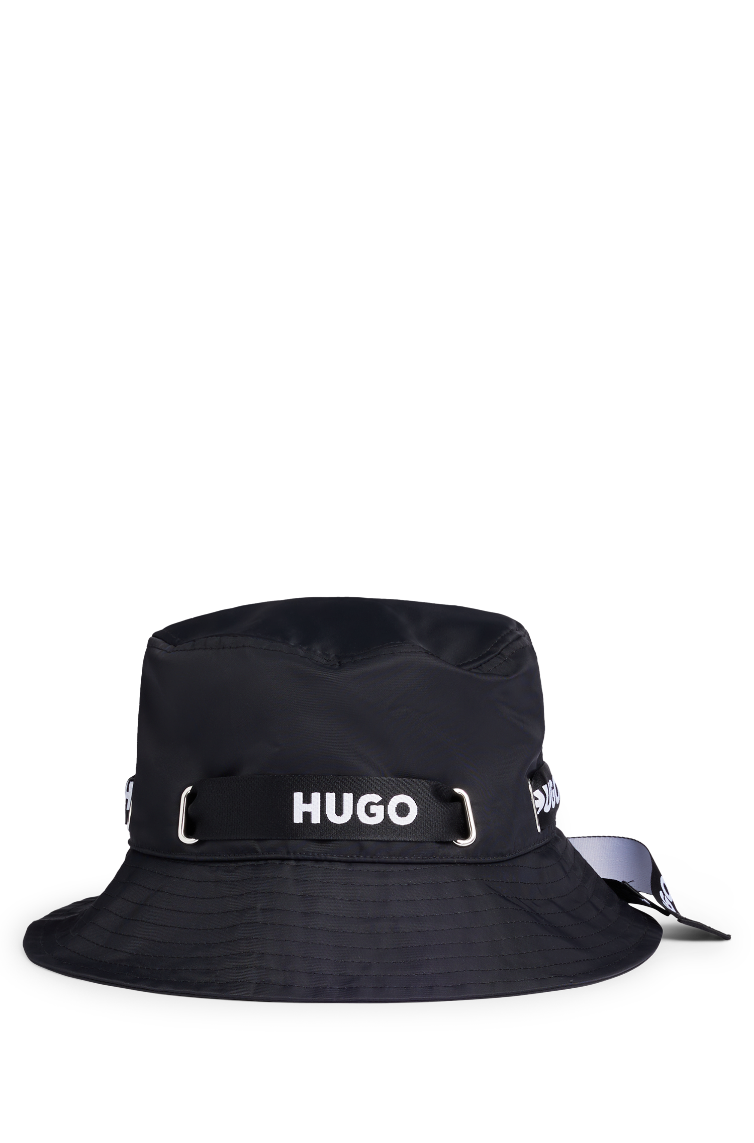 BLACK // WOVEN CAP ALEXY-BOW