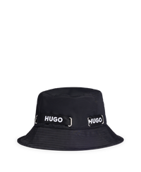 BLACK // WOVEN CAP ALEXY-BOW