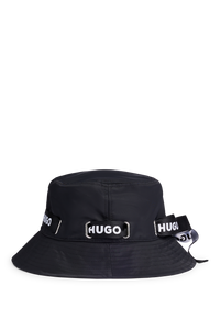 BLACK // WOVEN CAP ALEXY-BOW