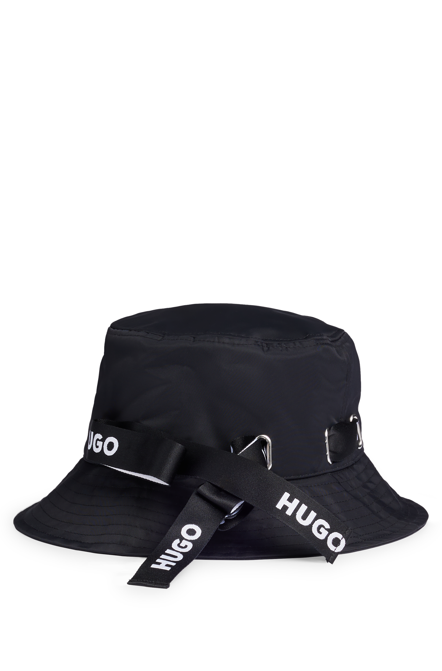 BLACK // WOVEN CAP ALEXY-BOW