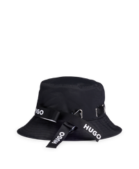 BLACK // WOVEN CAP ALEXY-BOW