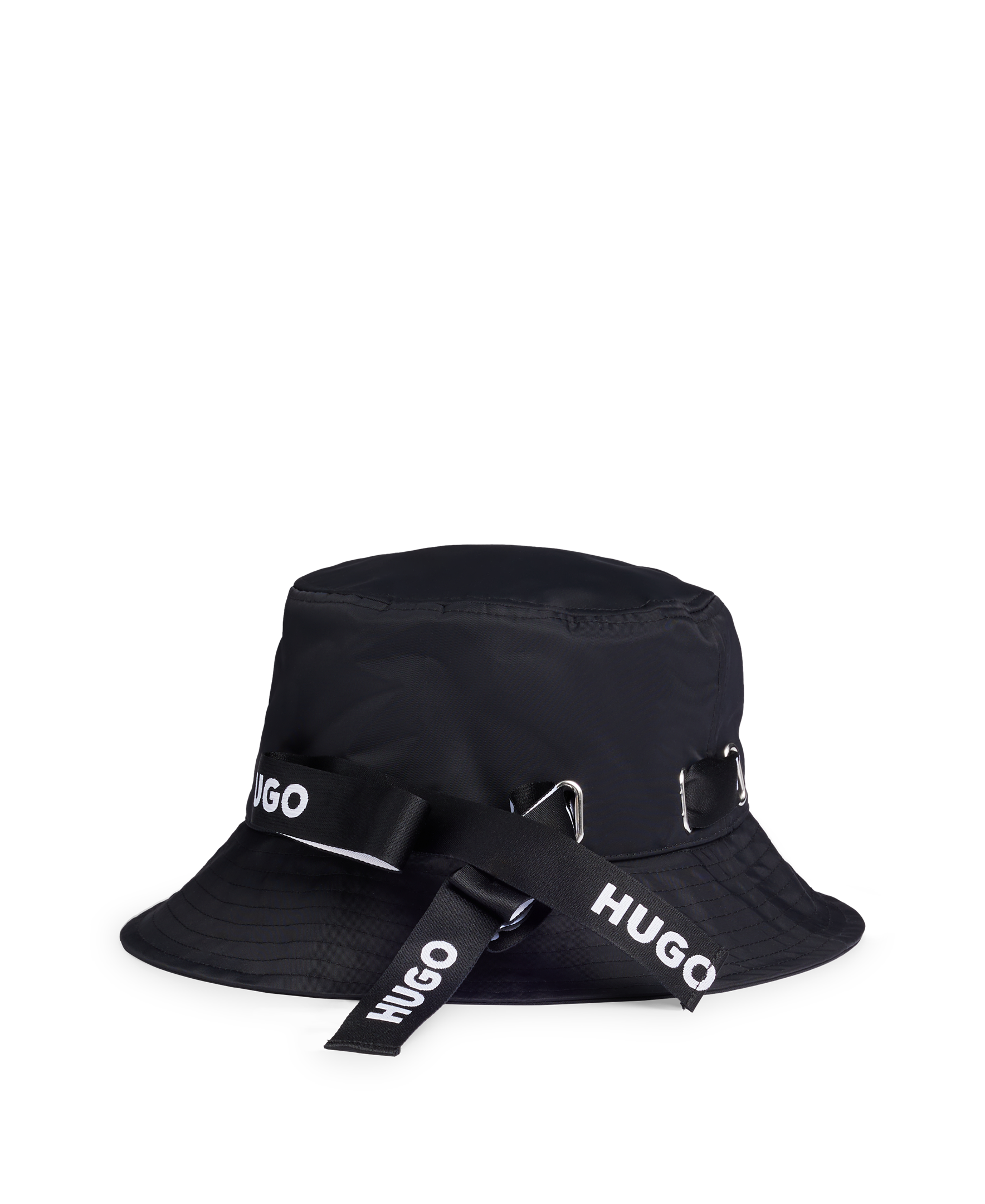 BLACK // WOVEN CAP ALEXY-BOW
