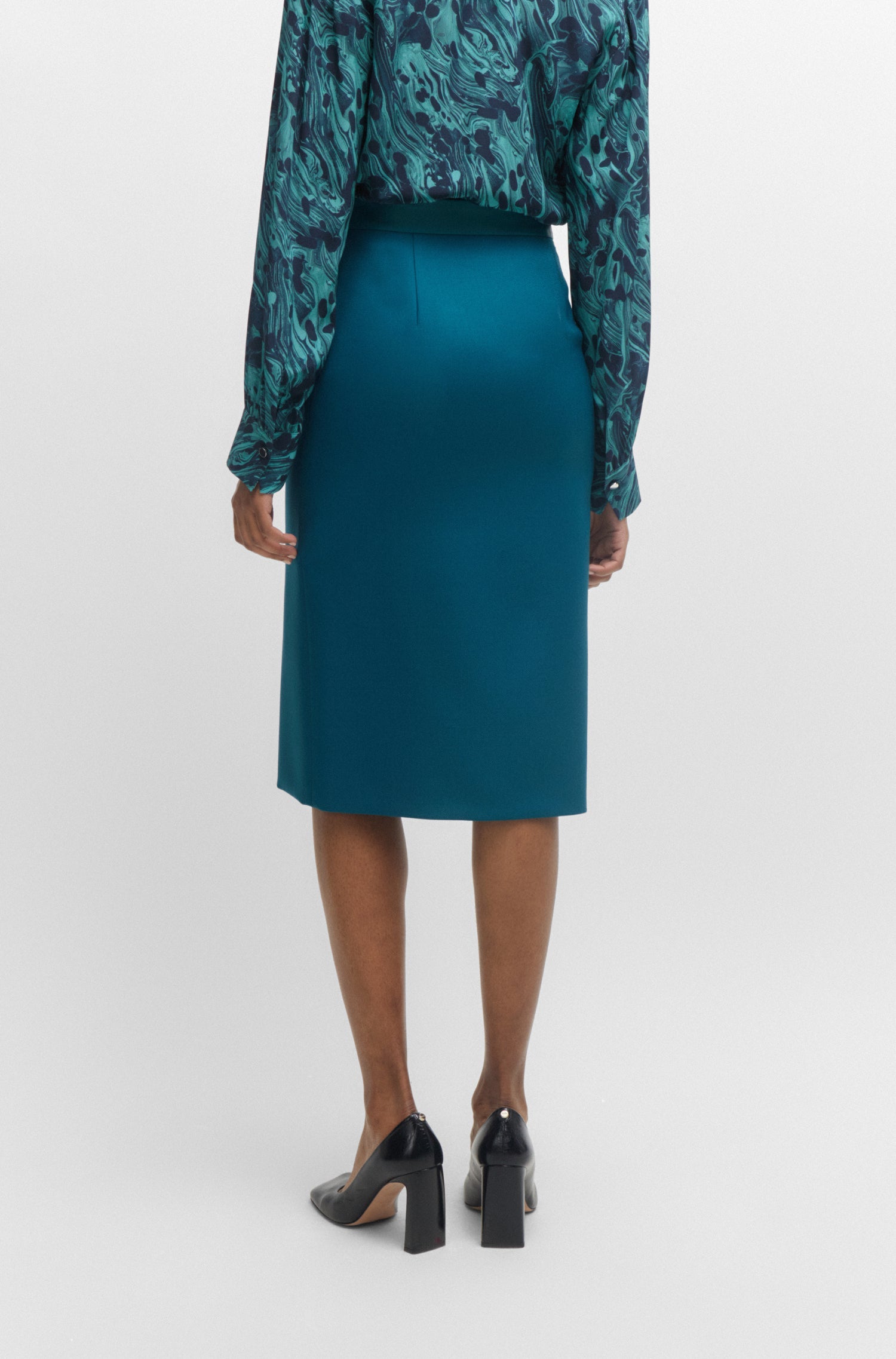 HORS LIGNE // OPEN GREEN // PENCIL-SKIRTS VEPURO
