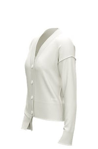 OPEN WHITE // CARDIGANS C_FEDA