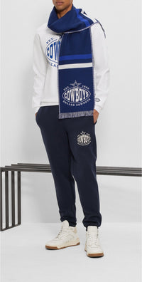 DARK BLUE // WOVEN SCARF DALLAS_SCARF