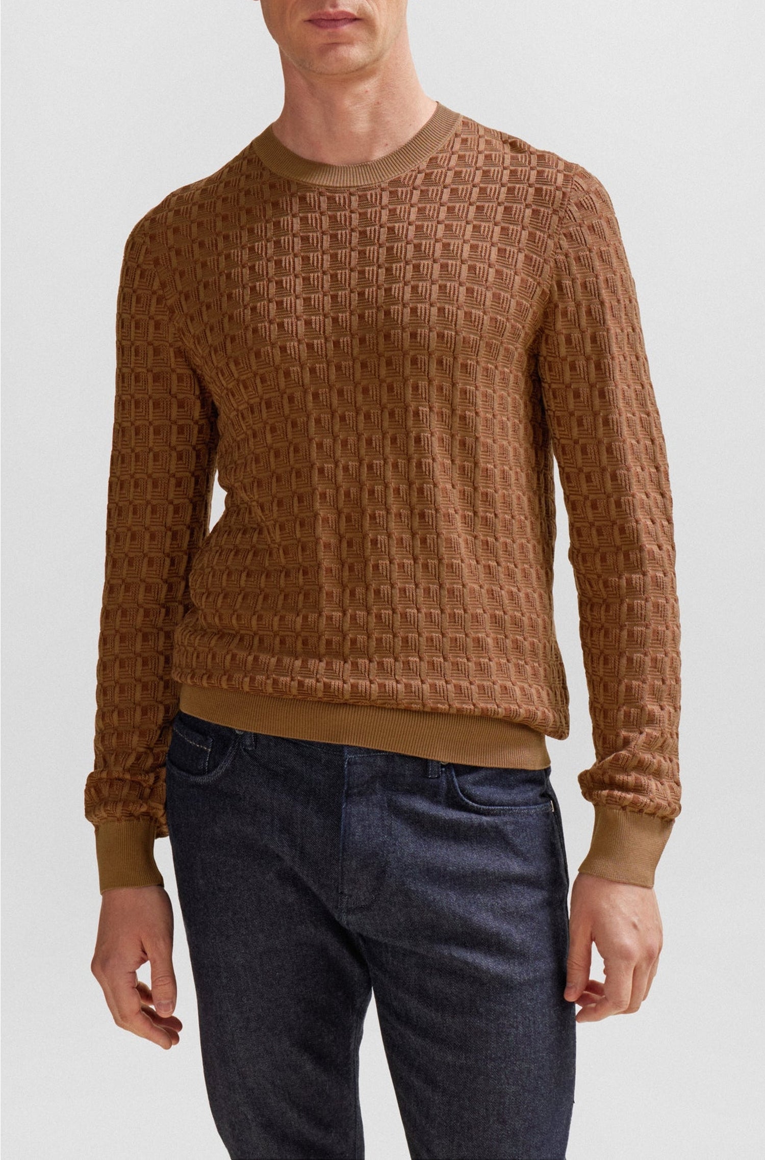 MEDIUM BEIGE // SWEATERS L-PURO