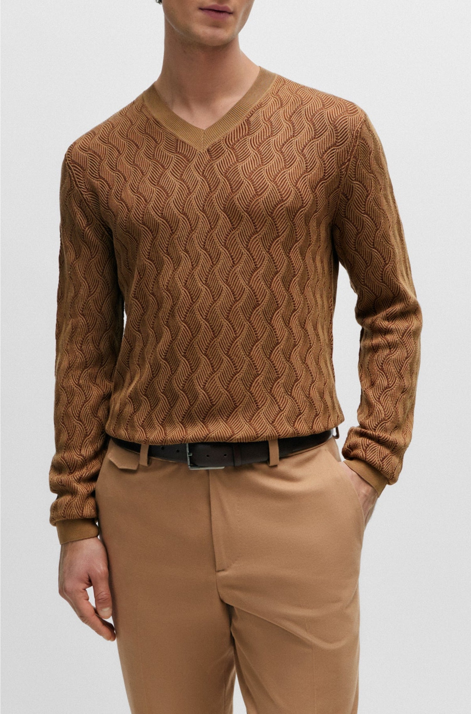 MEDIUM BEIGE // SWEATERS L-PRIMO