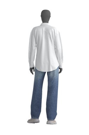 WHITE // TAILORED BLOUSES THE GIRLFRIEND SHIRT