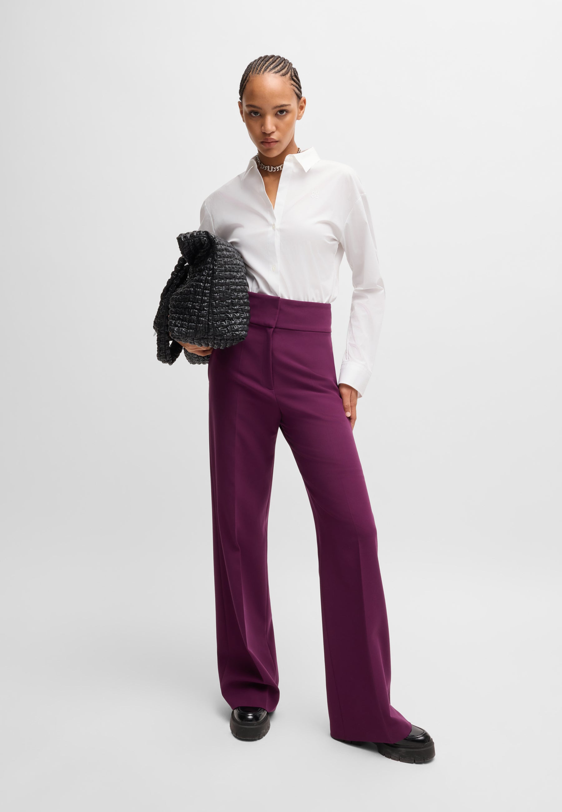 WHITE // TAILORED BLOUSES THE GIRLFRIEND SHIRT