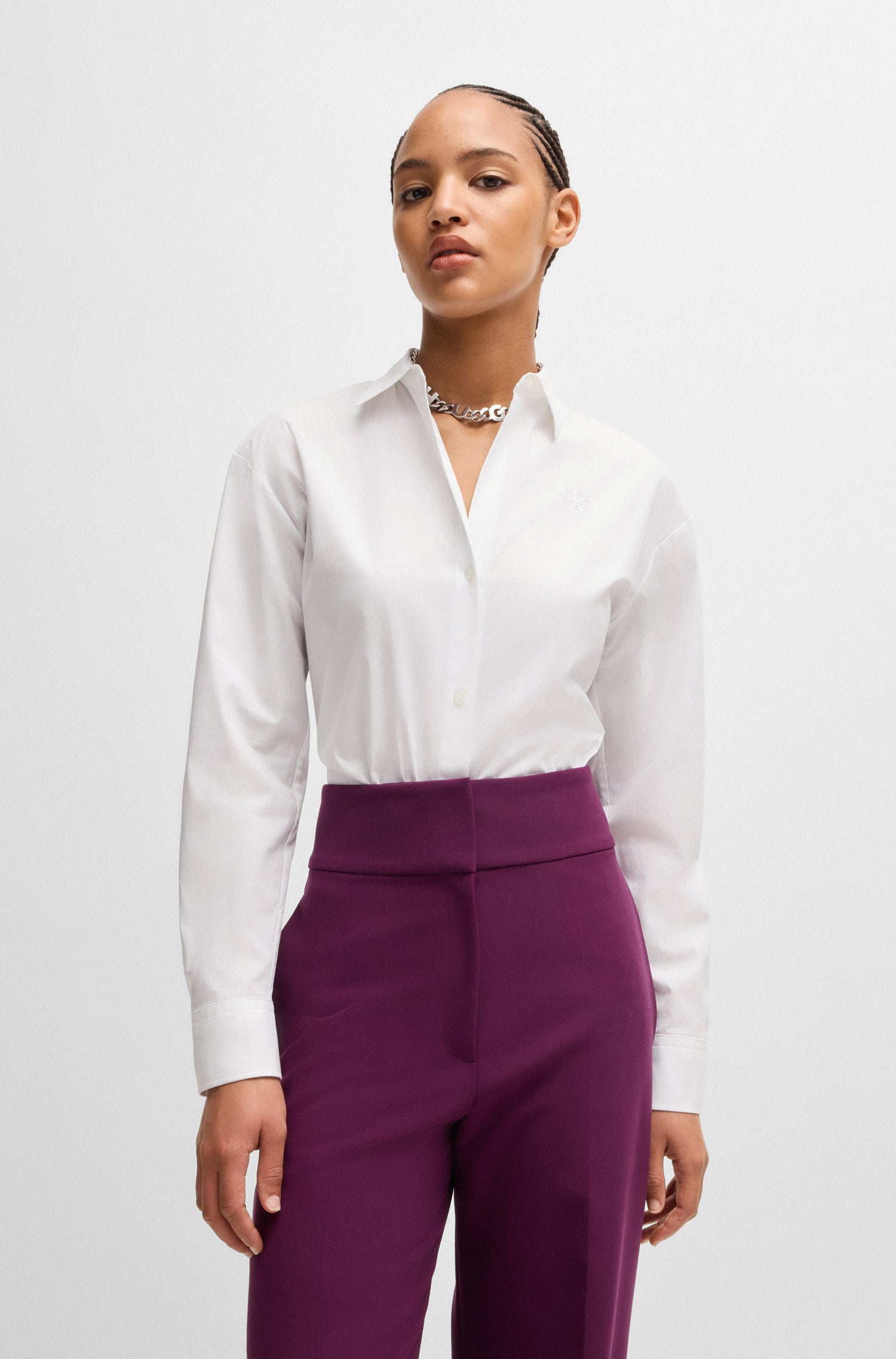 WHITE // TAILORED BLOUSES THE GIRLFRIEND SHIRT