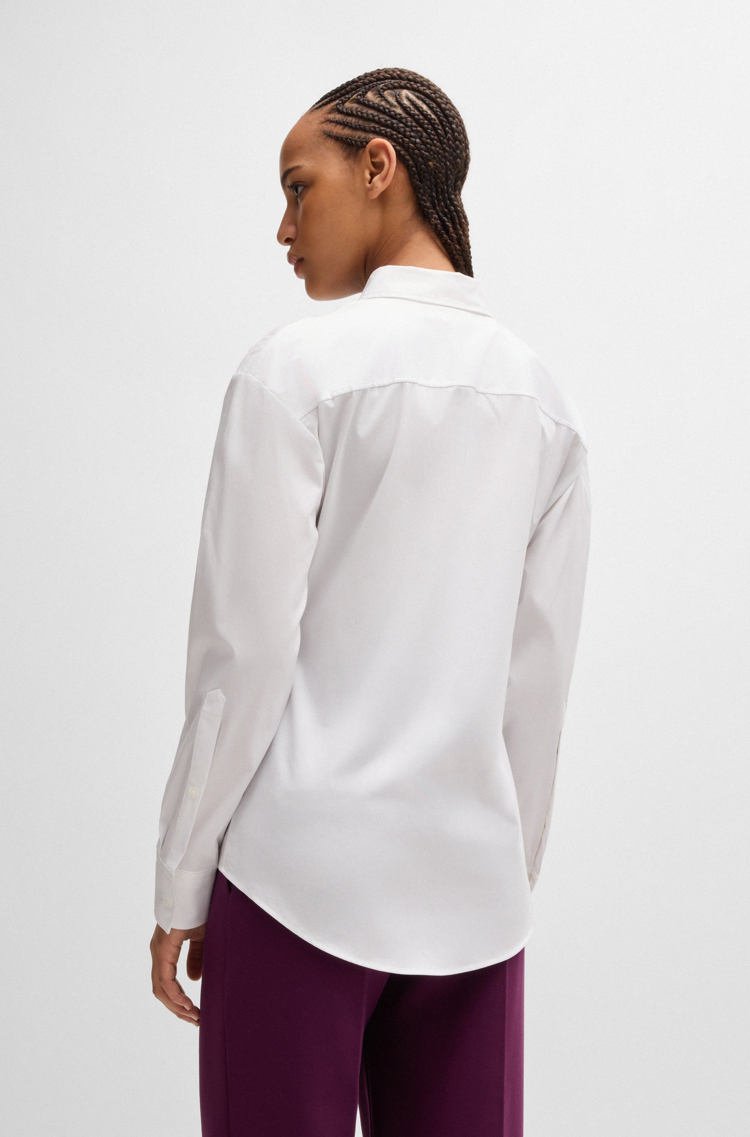 WHITE // TAILORED BLOUSES THE GIRLFRIEND SHIRT