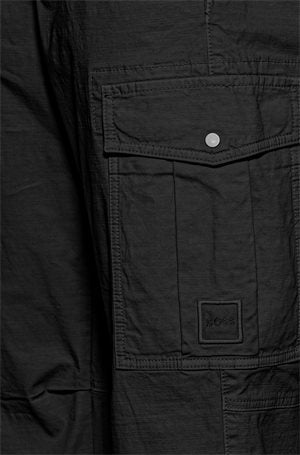 BLACK // CASUAL TROUSERS SISLA-5-CARGO