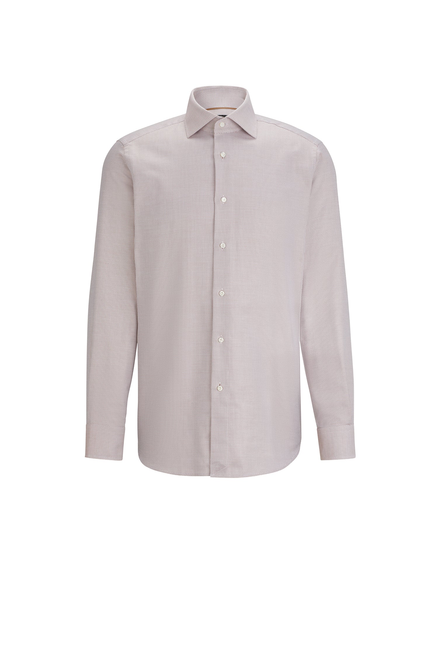 MEDIUM BROWN // BUSINESS SHIRTS L-JOSH-SPREADB-233