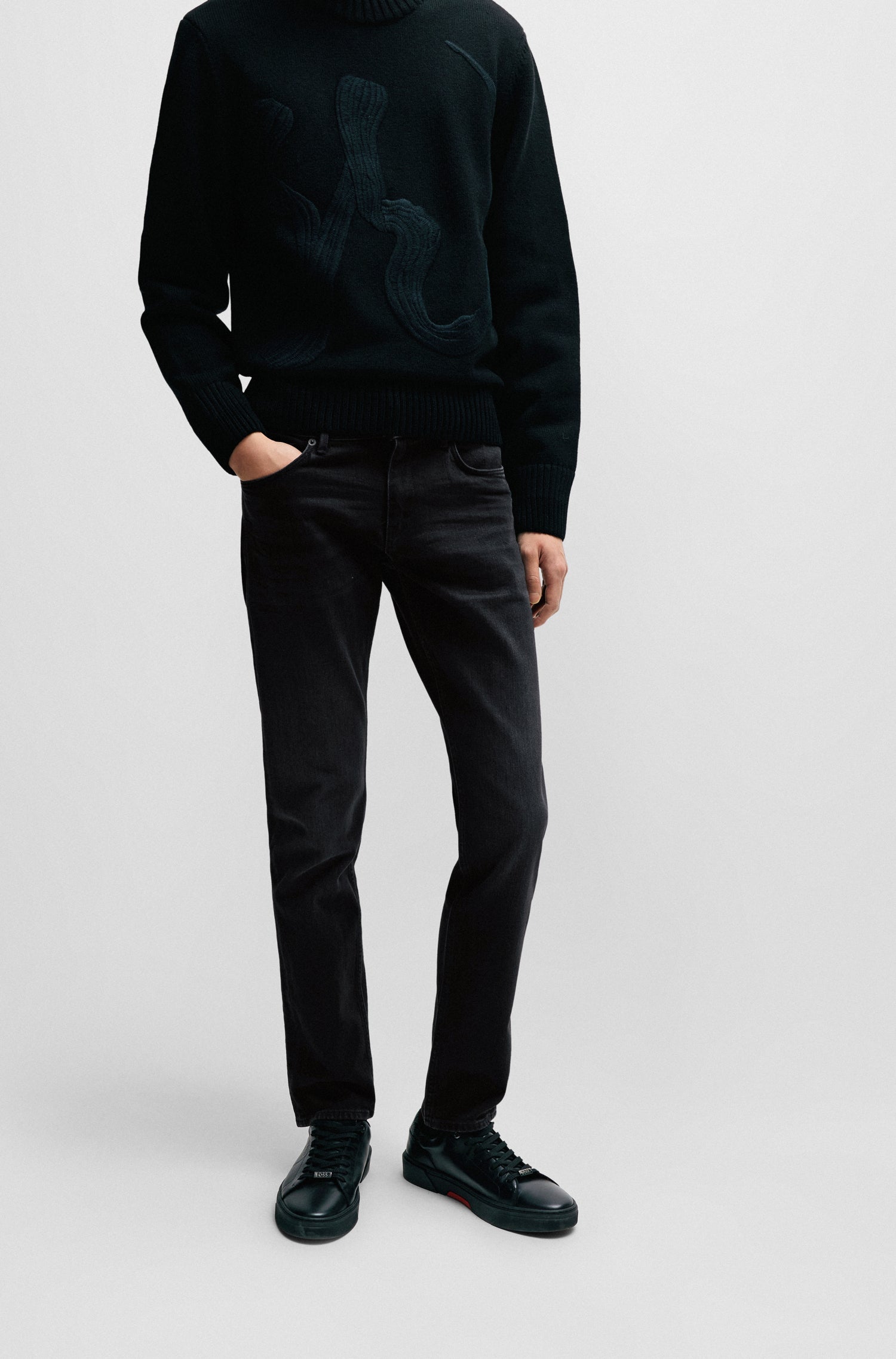 CHARCOAL // JEANS DELAWARE3-1EDGE_CNY