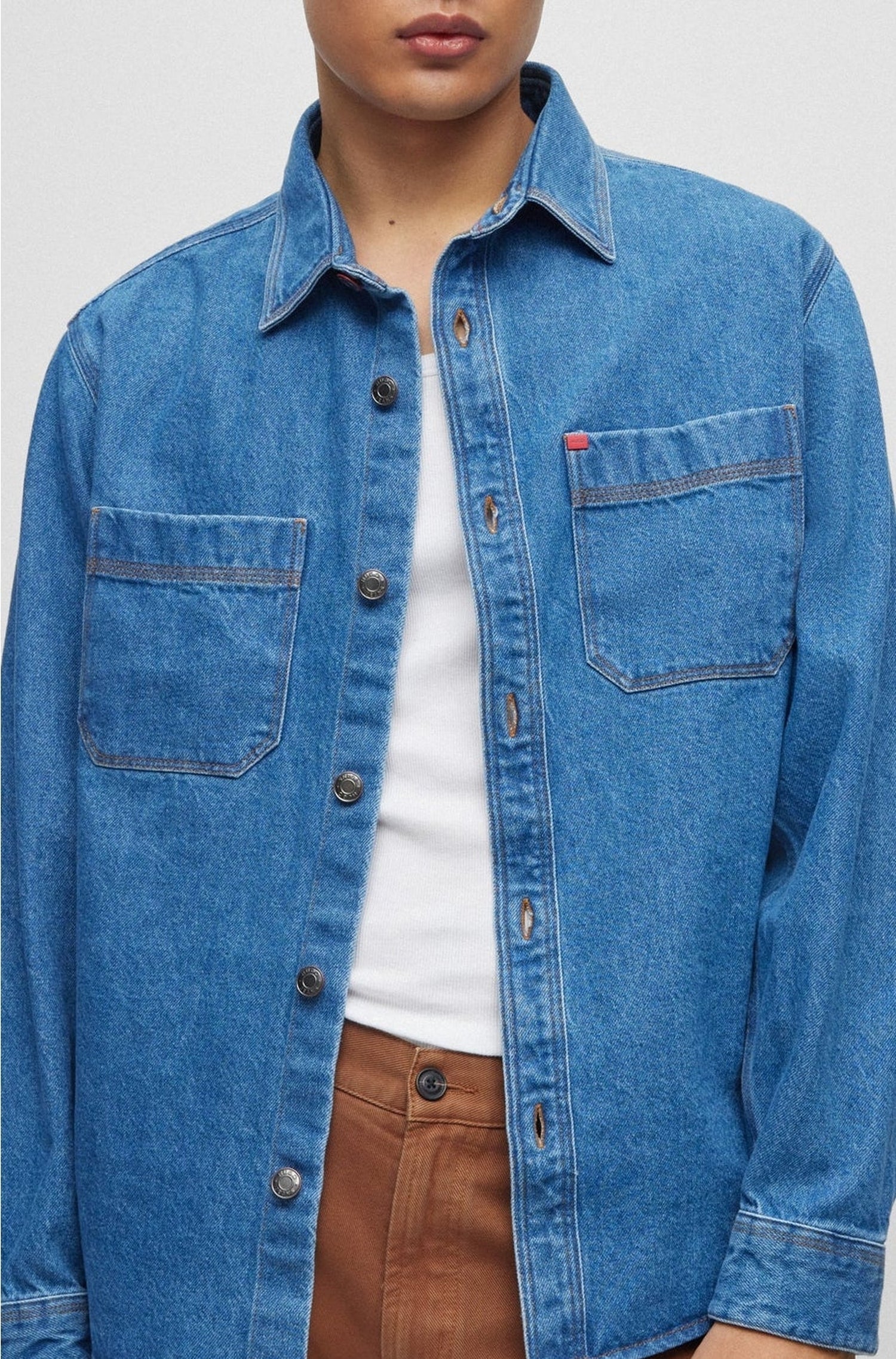 Chemise Erato avec poches - Medium Blue