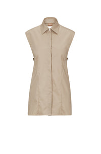 OPEN BEIGE // TAILORED BLOUSES BAGARI