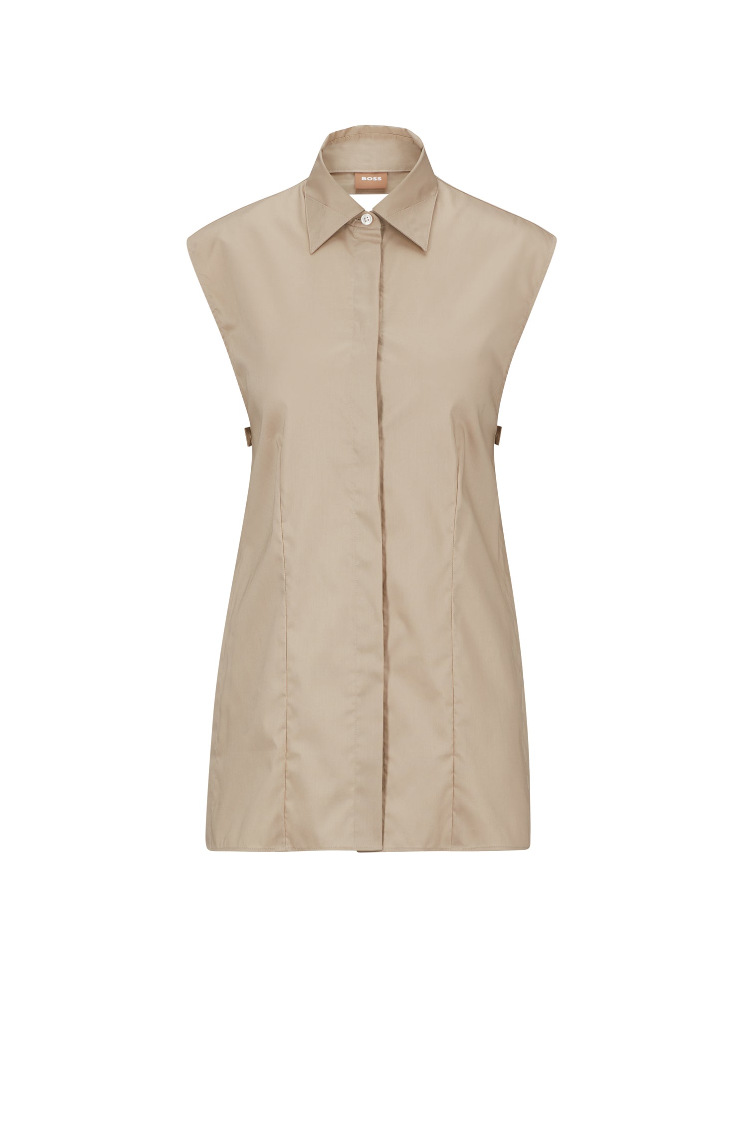 OPEN BEIGE // TAILORED BLOUSES BAGARI