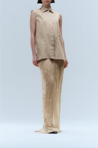 OPEN BEIGE // TAILORED BLOUSES BAGARI