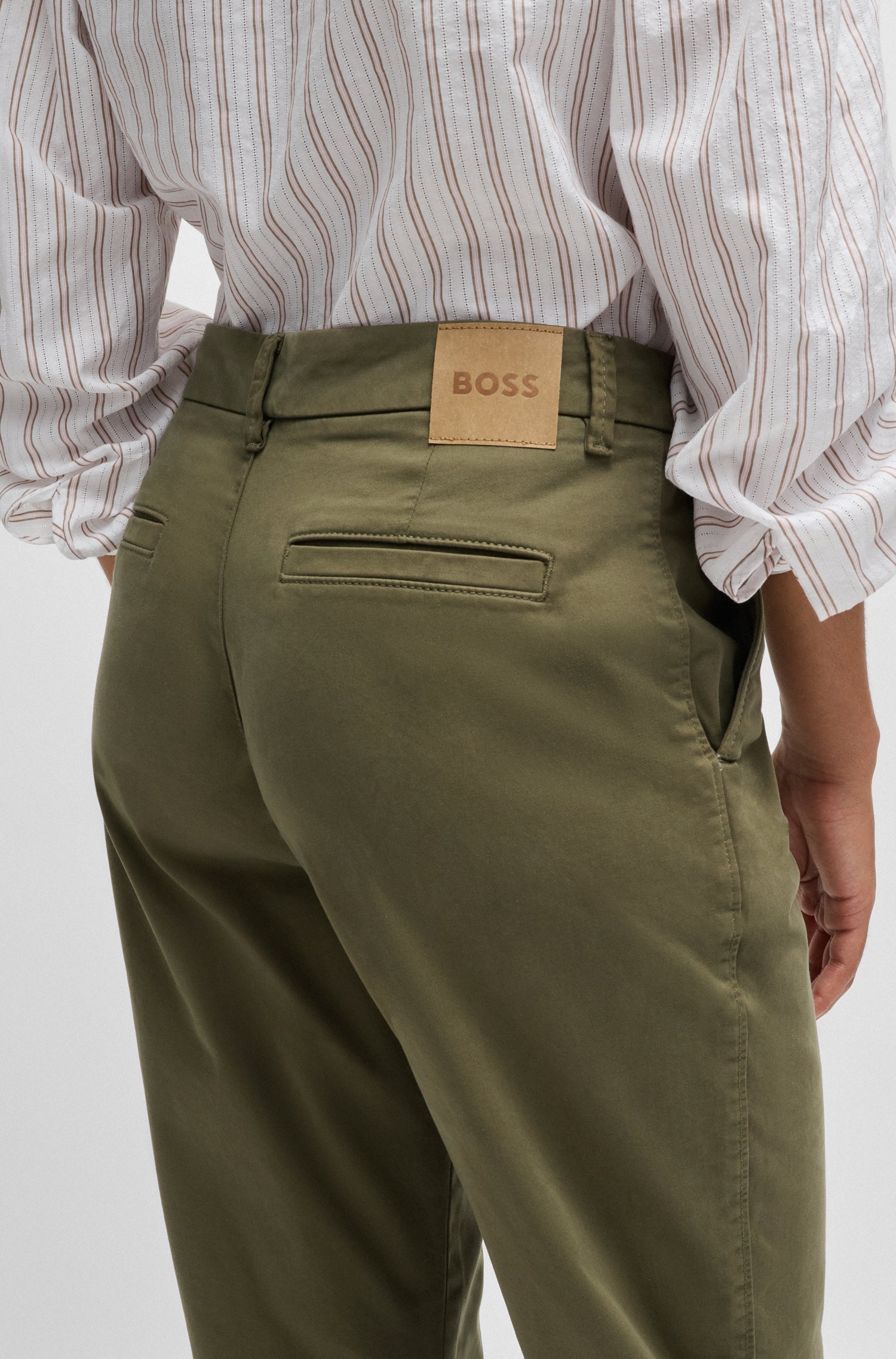 DARK GREEN // FORMAL TROUSERS C_TACHINI2-D