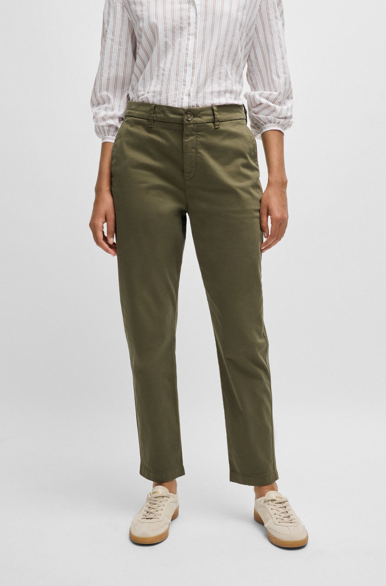 DARK GREEN // FORMAL TROUSERS C_TACHINI2-D