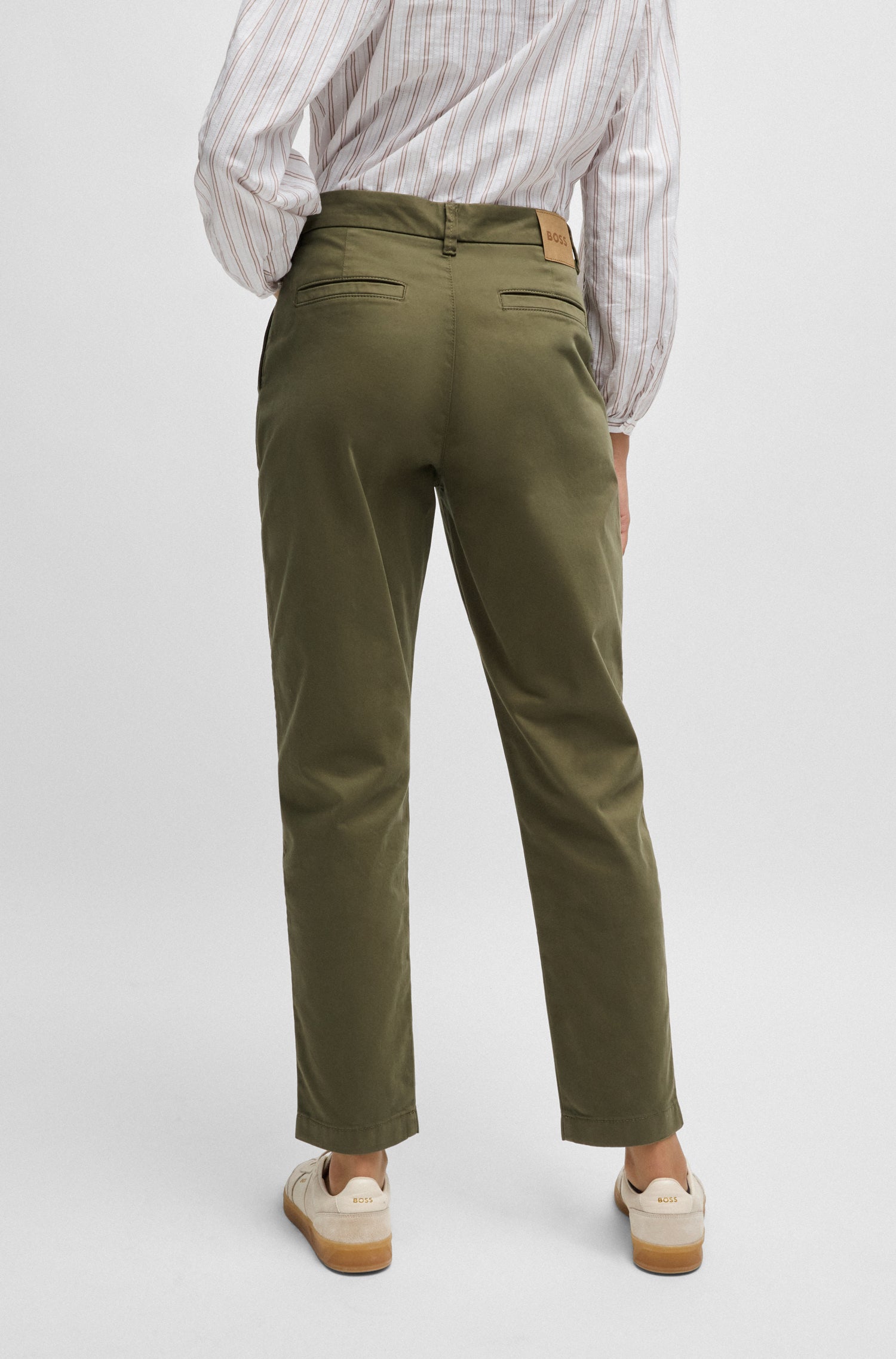 DARK GREEN // FORMAL TROUSERS C_TACHINI2-D