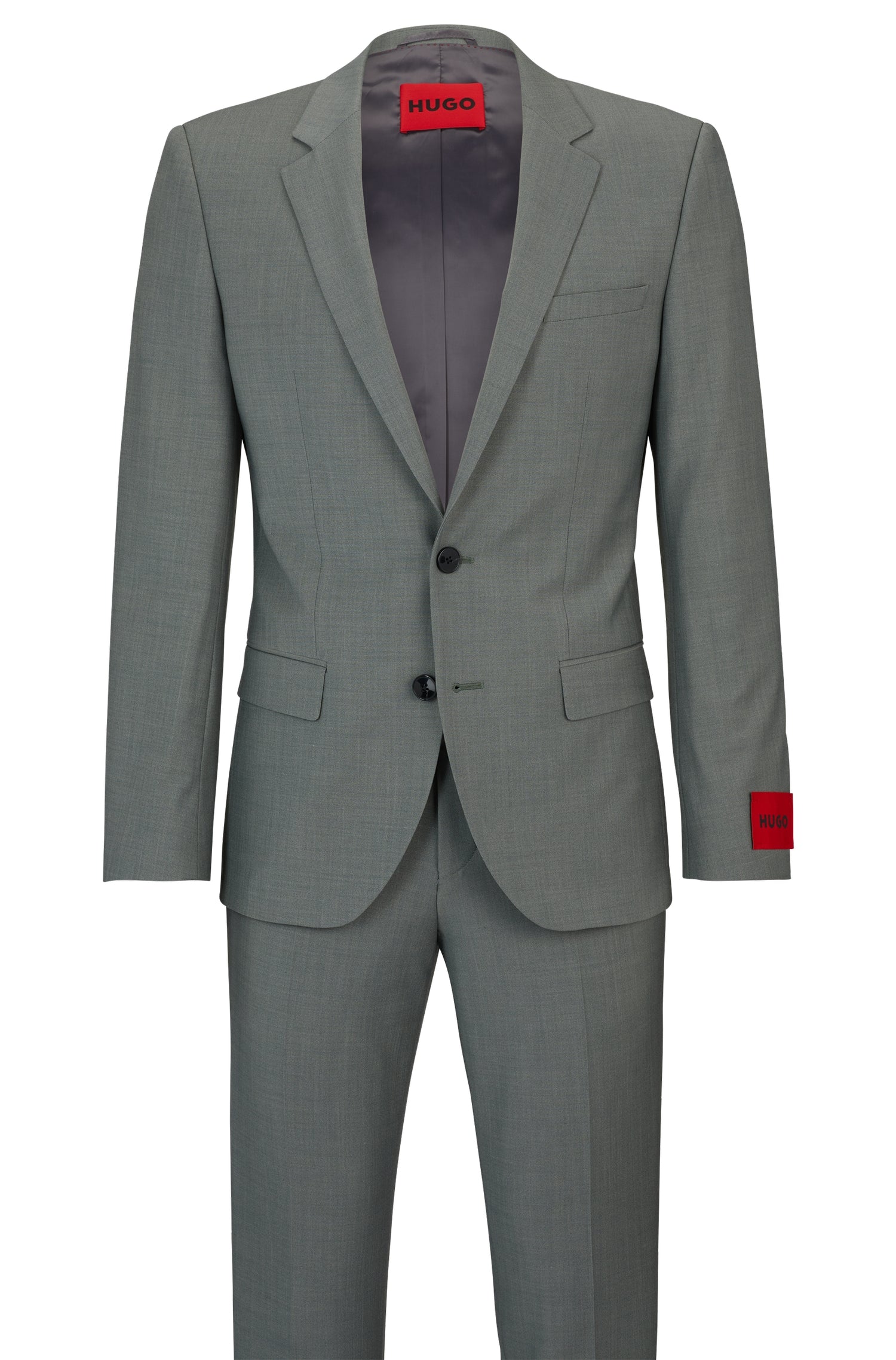 Costume Henry & Getlin en laine mélangée - Dark Green