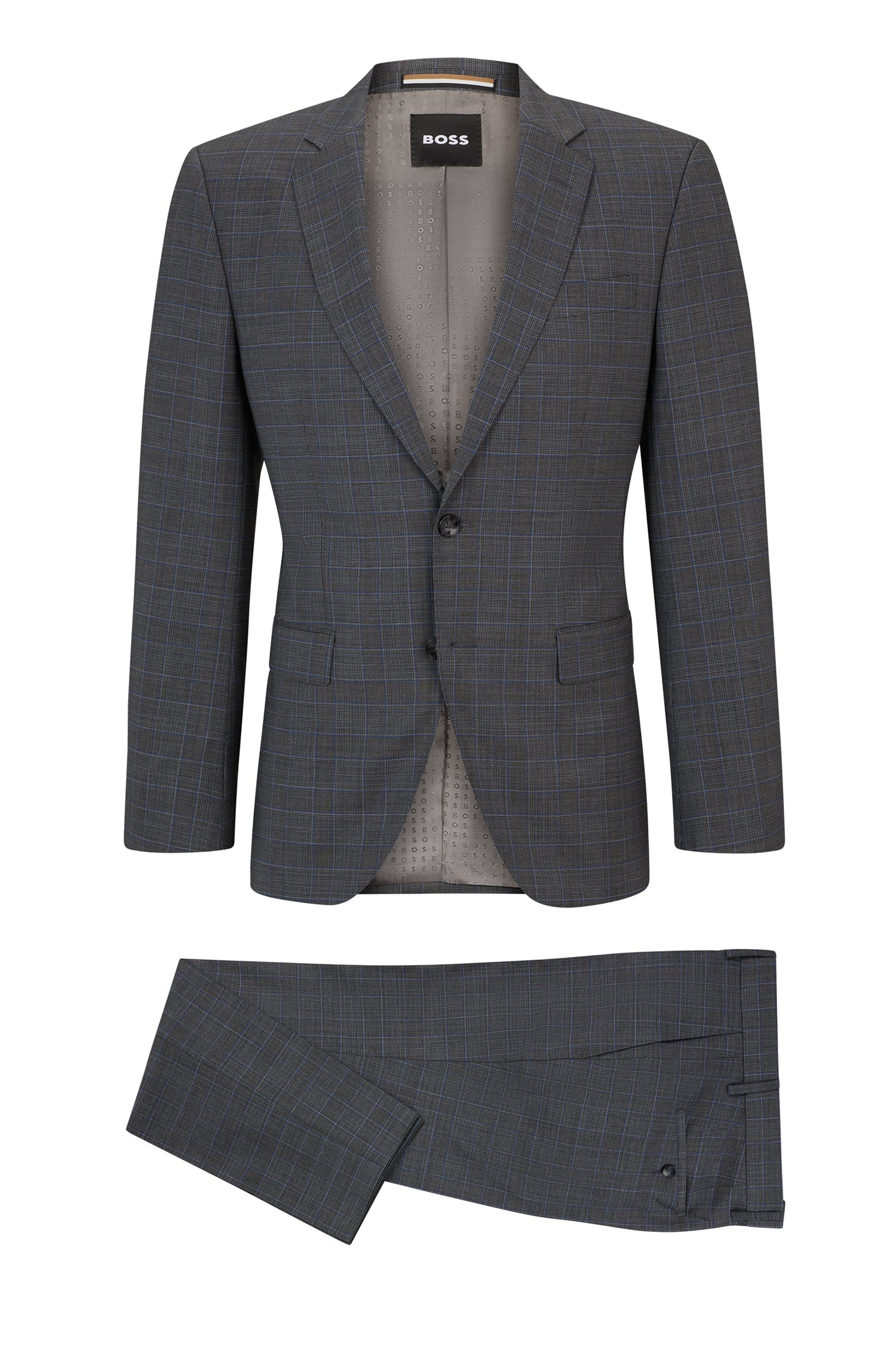 SILVER // BUSINESS SUITS H-HUGE-2PCS-224
