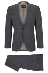 SILVER // BUSINESS SUITS H-HUGE-2PCS-224