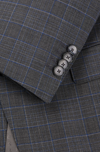 SILVER // BUSINESS SUITS H-HUGE-2PCS-224