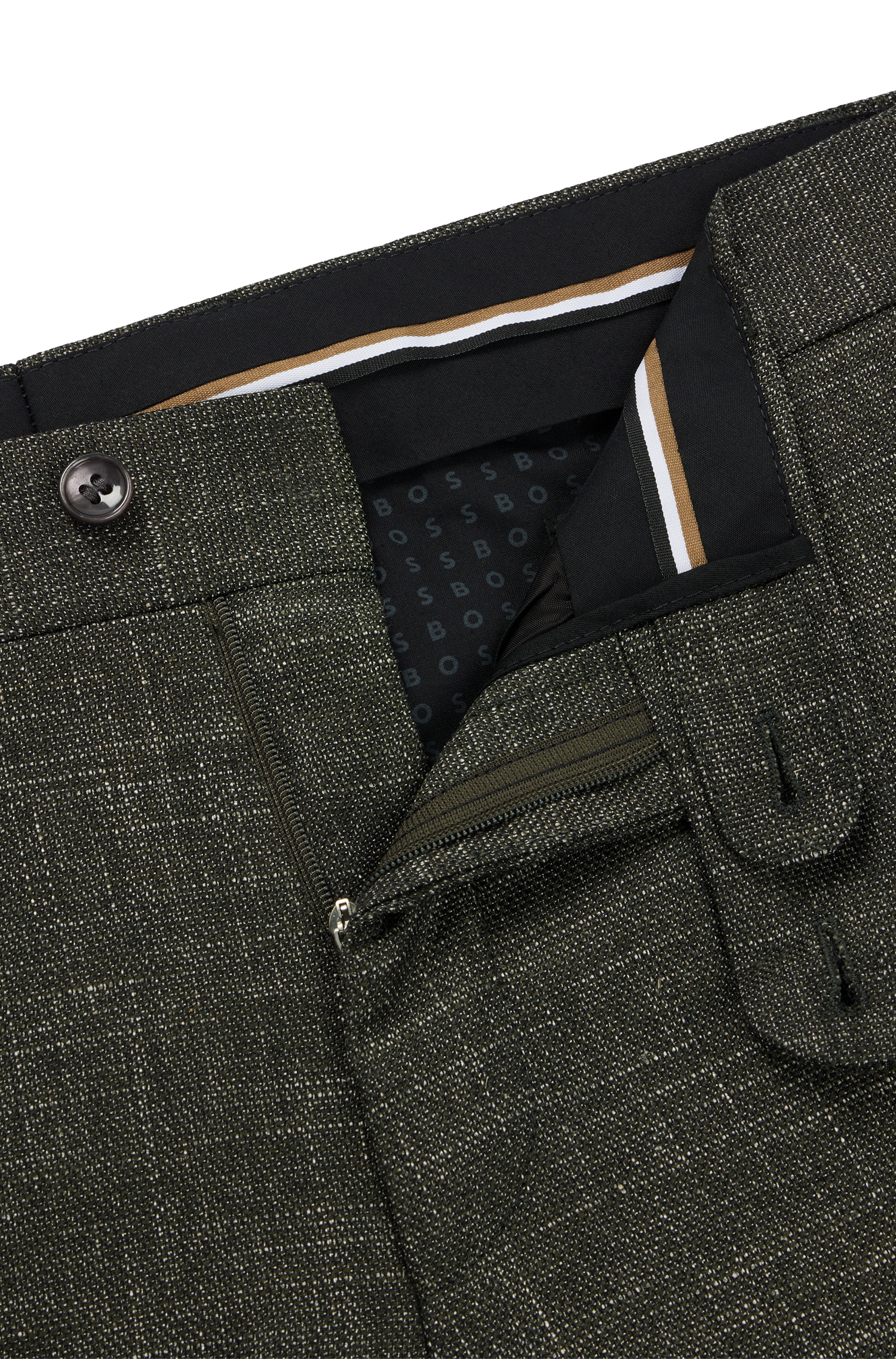 DARK GREEN // FORMAL TROUSERS H-GENIUS-241
