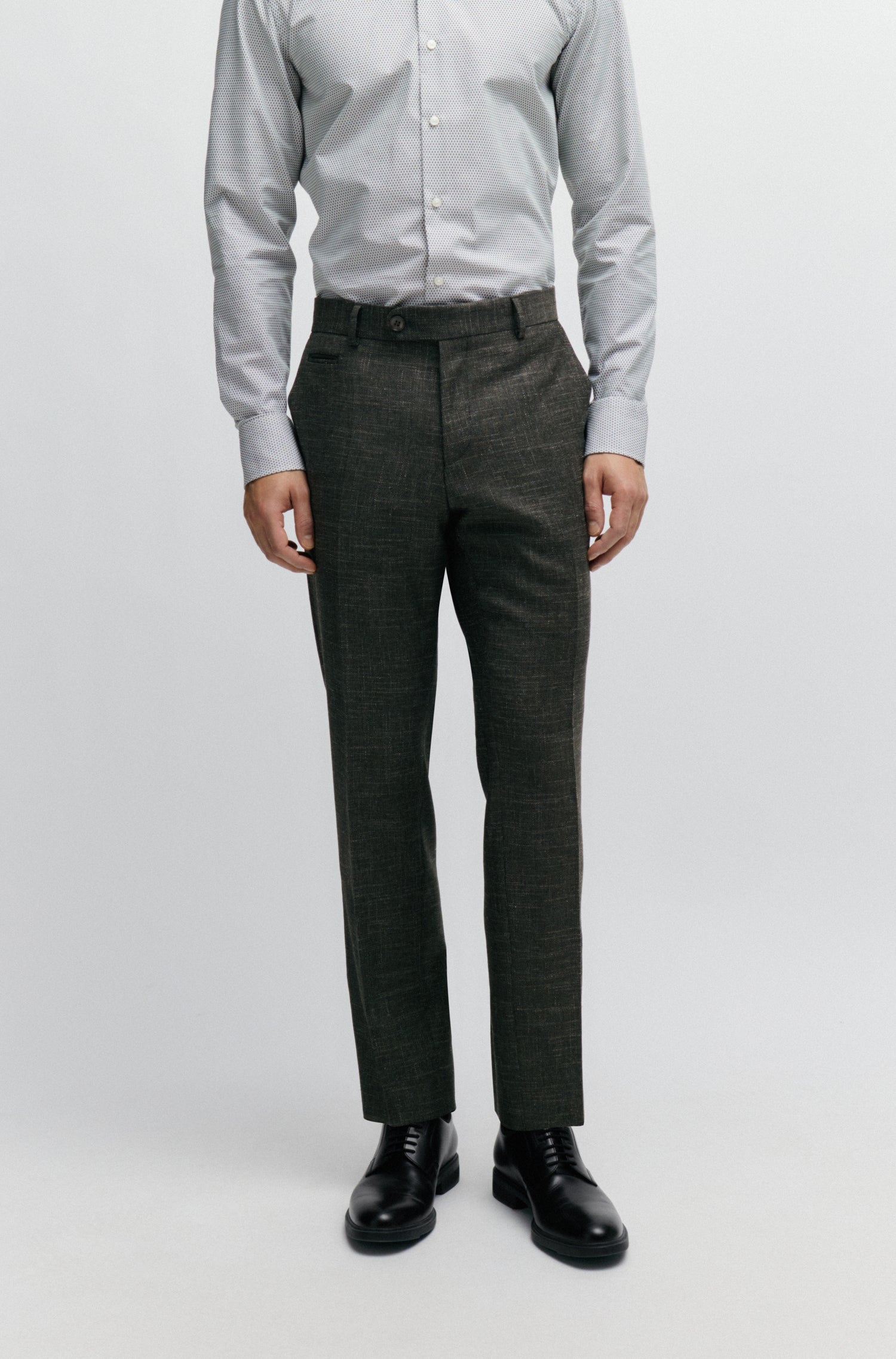 REF ADD // DARK BLUE // BUSINESS SHIRTS H-HANK-KENT-C1-214