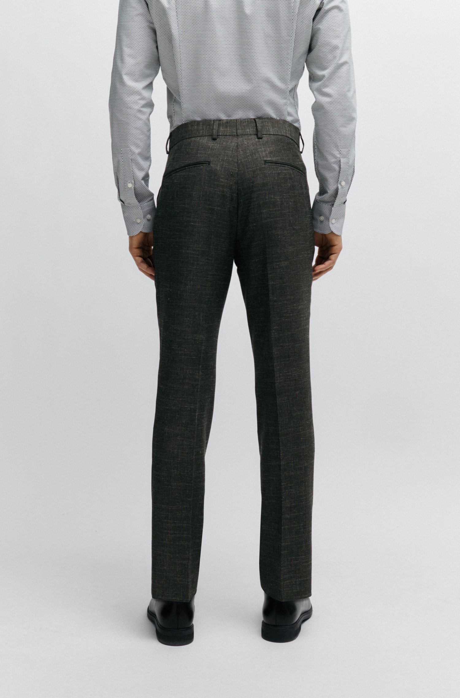 DARK GREEN // FORMAL TROUSERS H-GENIUS-241