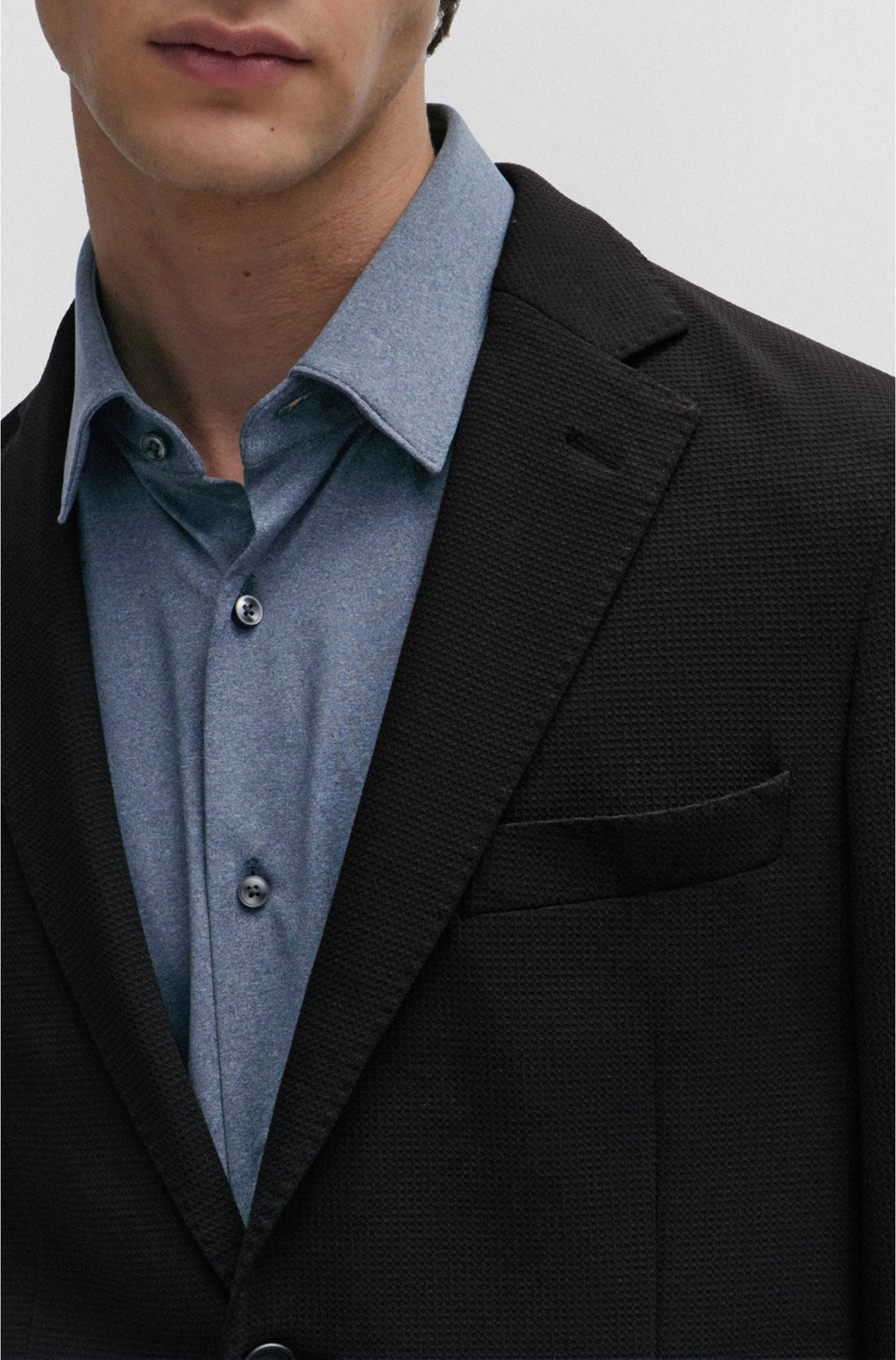 BLACK // BLAZERS P-HANRY-J-WG-241