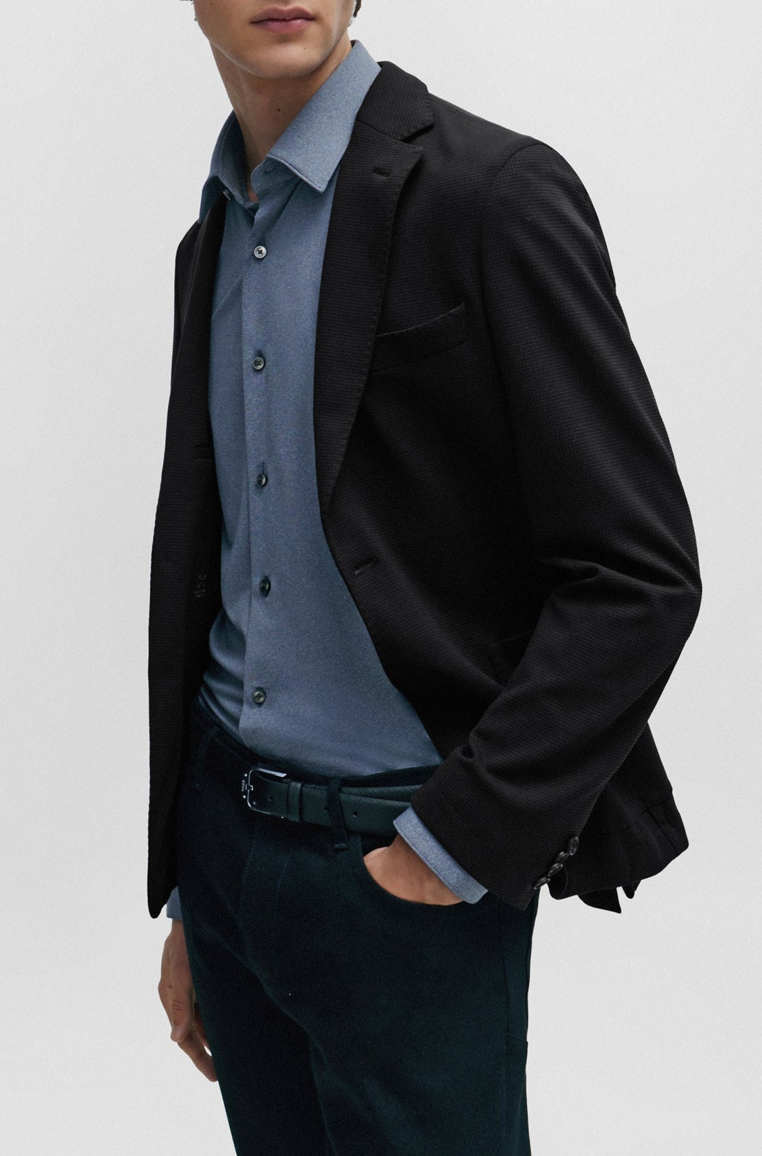 BLACK // BLAZERS P-HANRY-J-WG-241