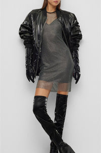 Kris Thigh-High Boots - Black