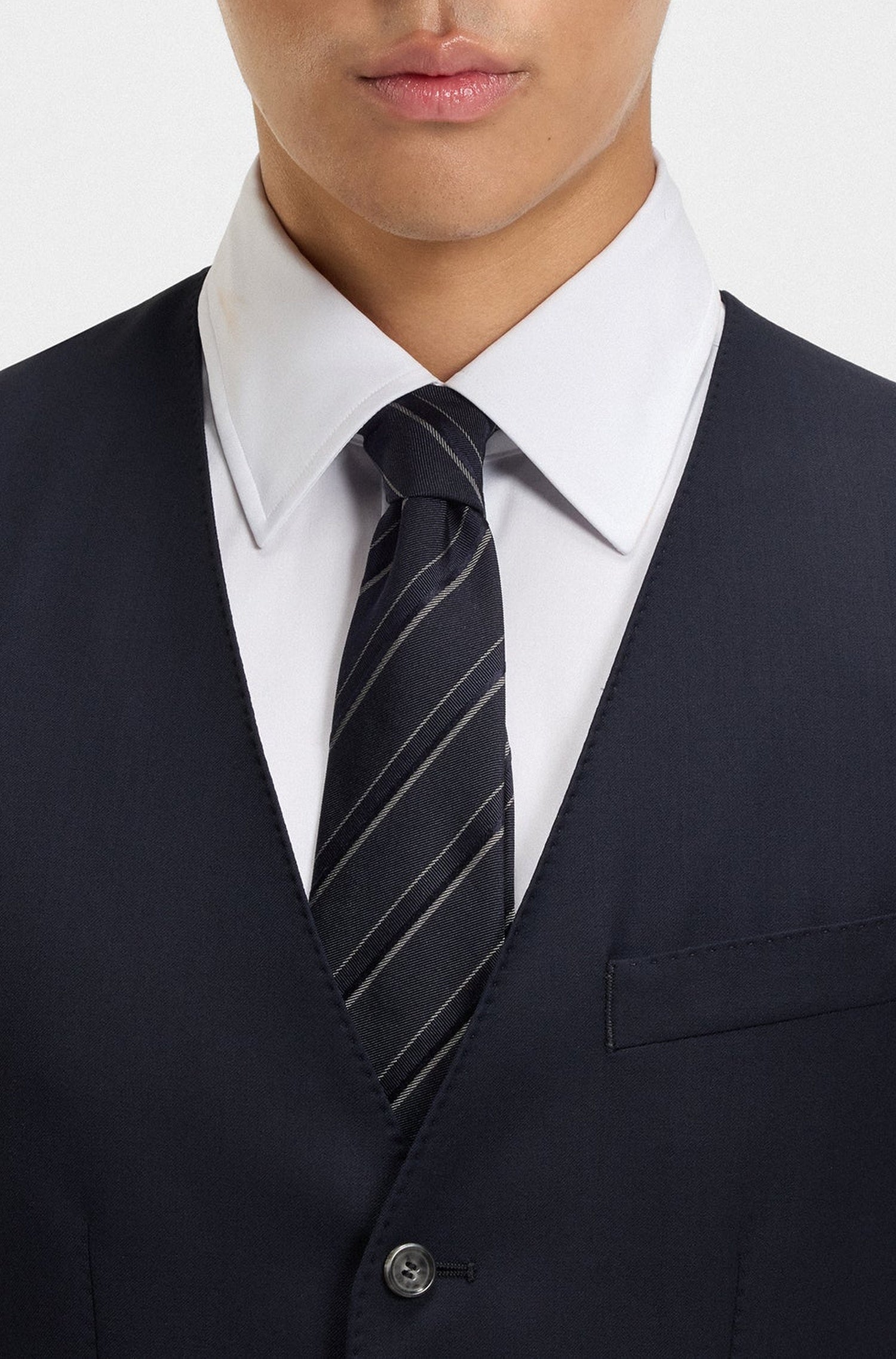 Veston Harver en laine - Navy