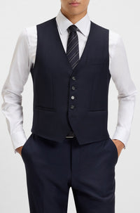 Veston Harver en laine - Navy