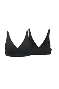 Laser-Cut Bra - Black