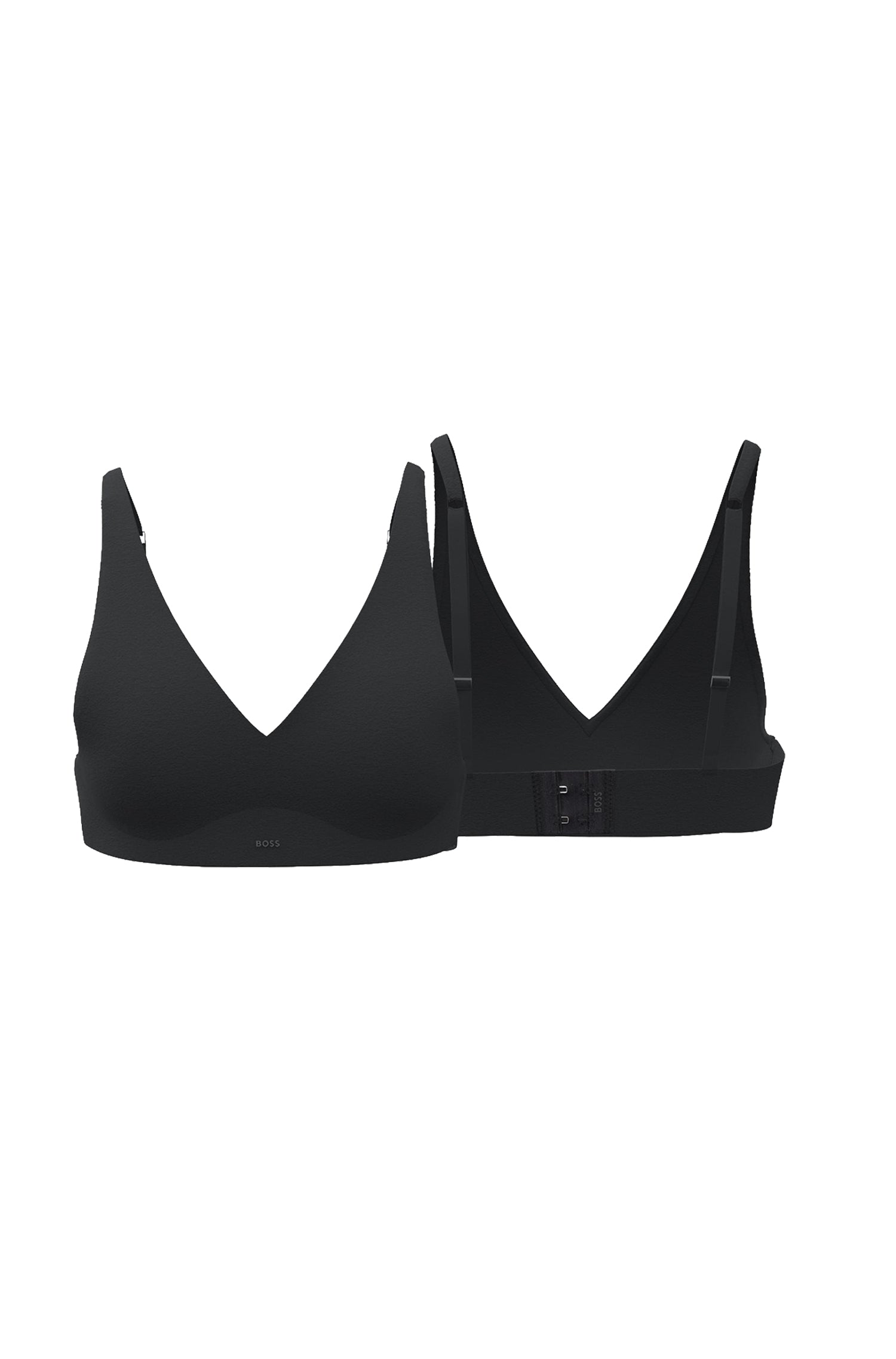 Laser-Cut Bra - Black