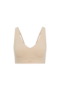 Laser-Cut Bra - Light Beige