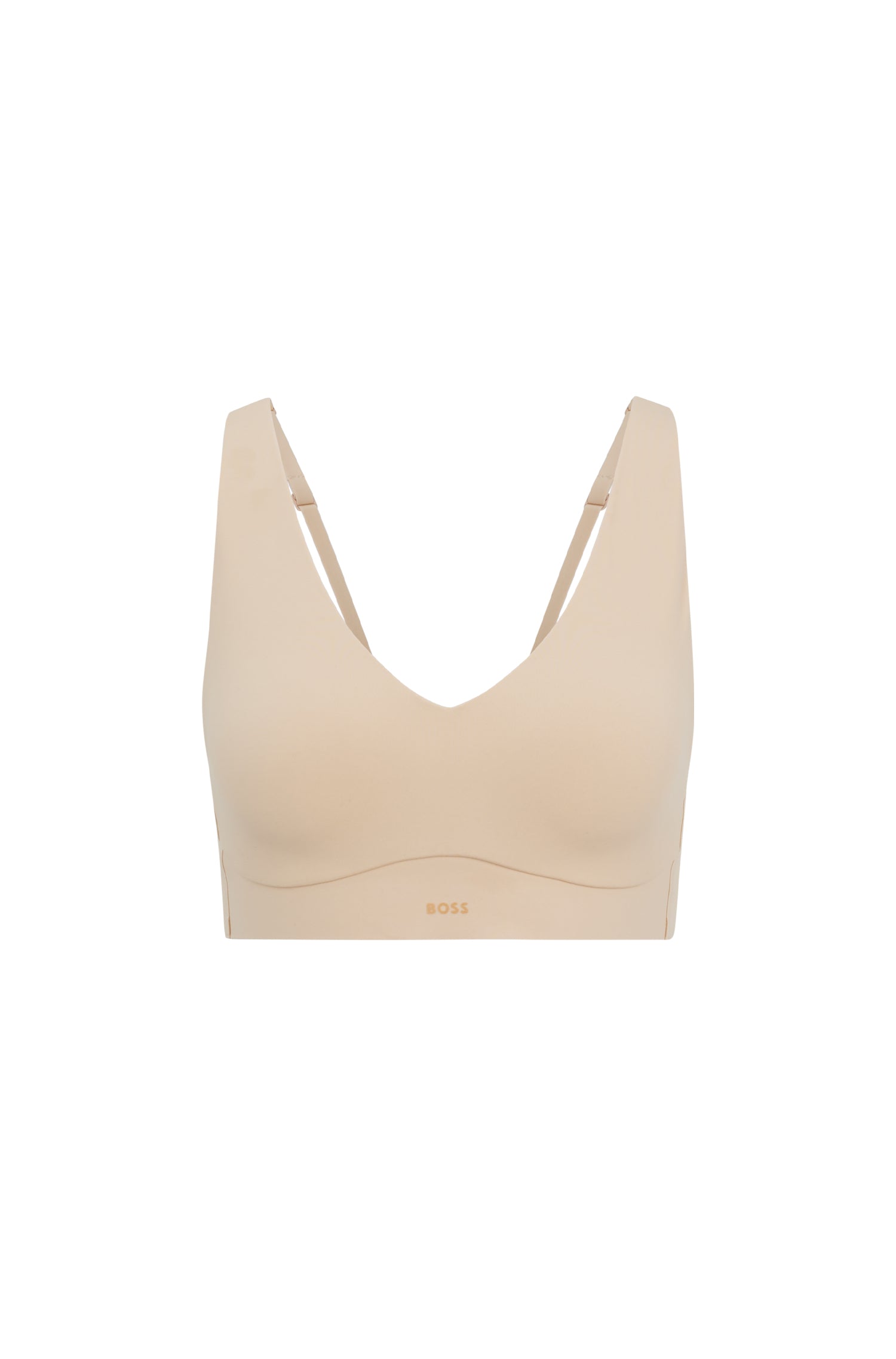 Laser-Cut Bra - Light Beige