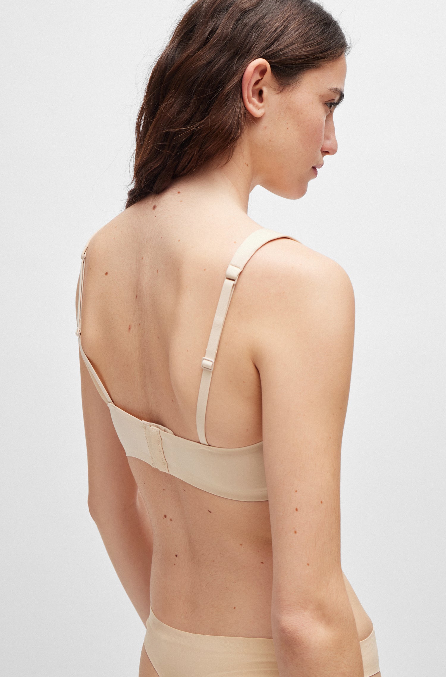 LIGHT BEIGE // BRA BRALETTE LASER CUT