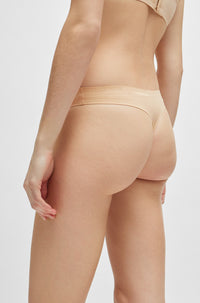 LIGHT BEIGE // BRIEFS THONG LASER CUT
