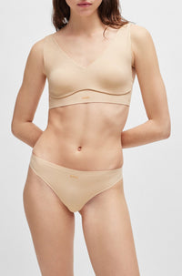 LIGHT BEIGE // BRIEFS THONG LASER CUT