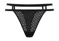 BLACK // BRIEFS THONG B LACE