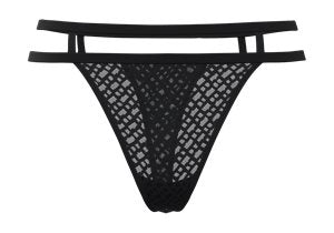 BLACK // BRIEFS THONG B LACE